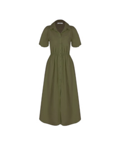 Comet Shirt Dress Khaki