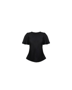 Clothing: KENDALL SATIN TOP BLACK