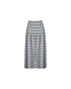 TRULLI SKIRT NAVY YELLOW TARTAN