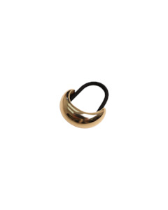 CHROME HAIR TIE GOLD