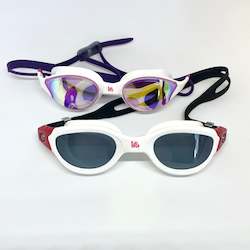 The Ray / Eta Set - Ruby Fresh Goggles