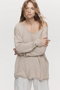 Clothing: MARLE HONOR JUMPER SAND