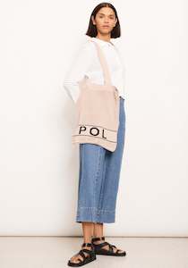 Clothing: POL KNIT TOTE NATURAL