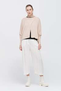 TAYLOR VARIEGATION SWEATER CAMEL