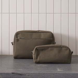 Olive Wash Bag - Small & Large