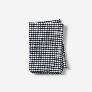 Gingham Washed Cotton Tea Towel + Colours