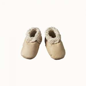 Lambskin Booties - Cream