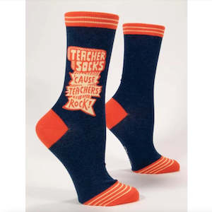 Socks: Teachers Rock - Crew Socks