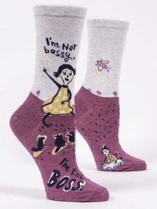 I'm Not Bossy - Crew Socks