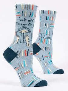 Fuck Off I'm Reading - Crew Socks