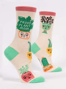 Socks: Proud Plant Mom - Crew Socks