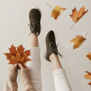 Footwear: Barkly Wool Sneakers - Dark Grey