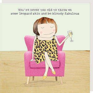 Leopard Skin - Greeting Card