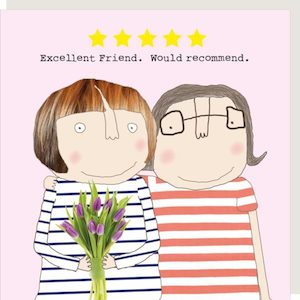 Cards: Five Star Friend - Greeting Card