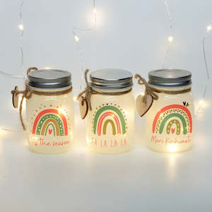 Christmas: Mini Christmas Sparkle Jars - Box Set Of 3