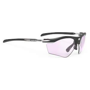 Performance Eyewear: RYDON SLIM GOLF – Black Matte / ImpactX® Photochromic 2 Laser Purple