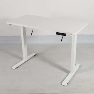 Adjustable Desk White Frame