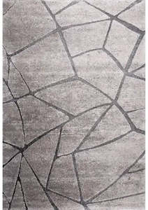 Modern Geometric Design Turkish Area Rug - 200x290cm