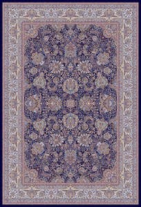 Anahita Collection Rug - Royal Medallion in Navy