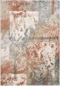 Distressed Canvas Argentum Rug