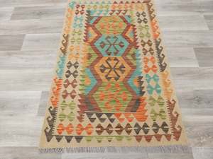 Afghan Hand Made Choubi Kilim Rug Size: 147 x 98cm