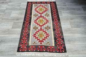 Handmade Fine Turkish Anatolian Kilim Rug Size: 164 x 100cm