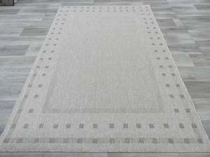 "Casa" Sisal Look Flatweave Rubber Back Indoor/Outdoor Rug