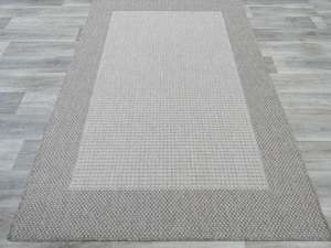 "Royal" Sisal Look Flatweave Rubber Back Indoor/Outdoor Rug