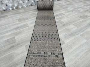 "Majestic" Sisal Look Flatweave Rubber Back Runner 67cm Wide x Cut To Order