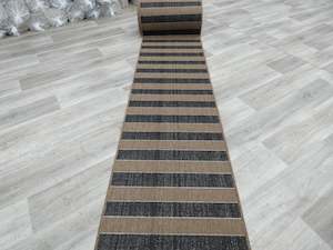 "Atlas" Sisal Look Flatweave Rubber Back Runner 67cm Wide x Cut To Order