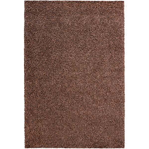 Twilight Shaggy Mocha Brown Colour Rug