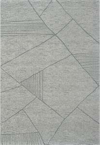 Contemporary Geometric Grey Trentino Rug