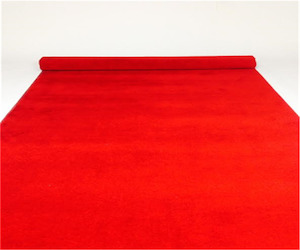 Non Slip Rubber Back Celebrity Red Carpet Runner 160cm Wide x Cut To Order!