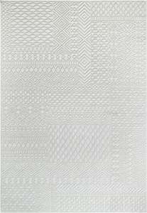 Modern Cream Textured Tweed Rug