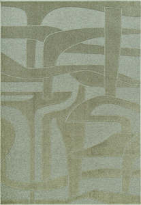 Abstract Lines Textured Tweed Rug (935004-4141)