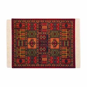 Persian Mini Woven Rug Mat Mousepad Retro Style