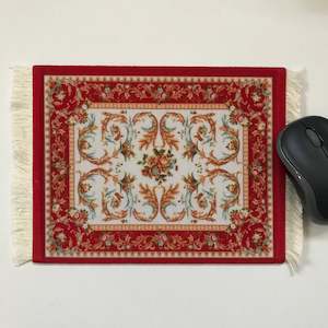 Persian Mini Woven Rug Mat Mousepad Retro Style