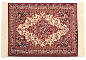 Persian Mini Woven Rug Mat Mousepad Retro Style