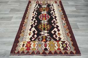 Handmade Fine Turkish Anatolian Kilim Rug Size: 210 x 130cm