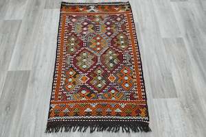 Handmade Fine Turkish Anatolian Kilim Rug Size: 125 x 76cm