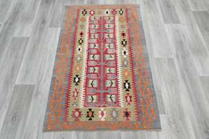 Handmade Fine Turkish Anatolian Kilim Rug Size: 152 x 100cm