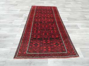 Persian Hand Knotted Baluchi Rug Size: 240 x 118cm