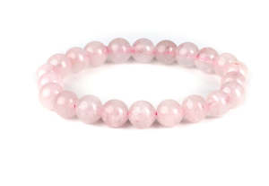 Rose Quartz Bead Stone Bracelet