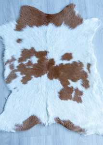 Carpet: Calfskin - Brown & White