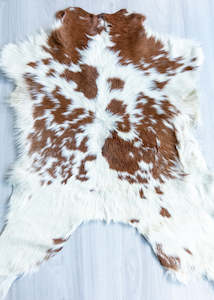 Calfskin - Brown & White