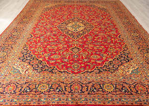 Vintage Ardakan Hand-Knotted Wool Persian Rug (Size: 300 X 385 CM)