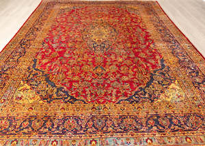 Vintage Ardakan Hand-Knotted Wool Persian Rug (Size: 300 X 410 CM)