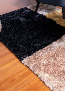 Multi-Colour Modern Shaggy Rug