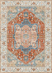 Multi-Colour Vintage Area Rug