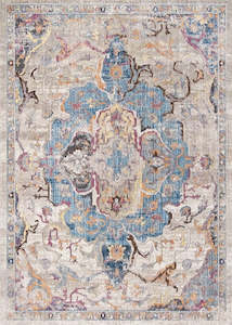 Vintage Multi-Colour Area Rug